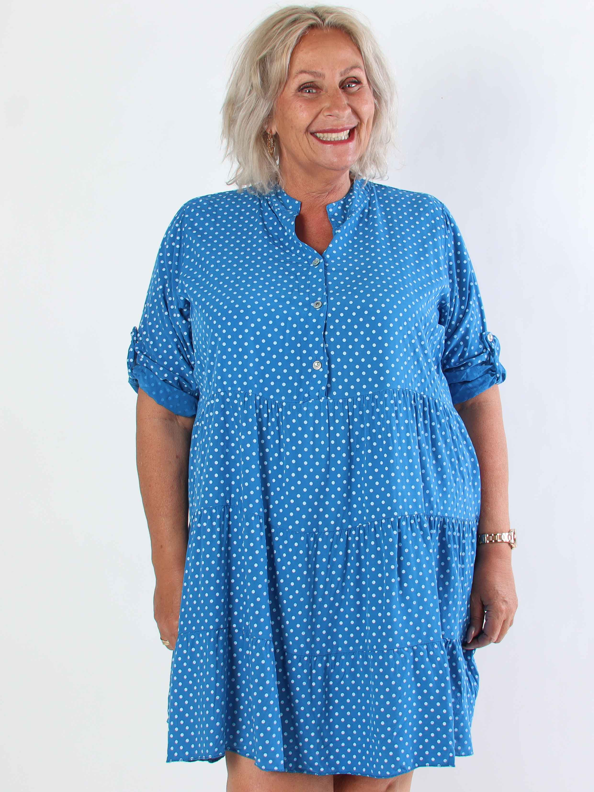 Dotti Short - Kort kjole med lag på lag look i viskose